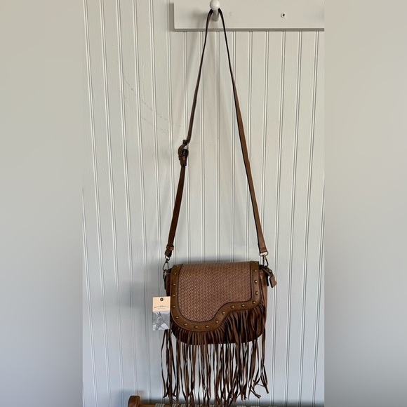Rein & Bridle Fringe Crossbody Bag NWT - Picture 5 of 7